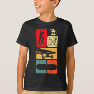 Camiseta Patinador Retro Patinando Patineta Patinador