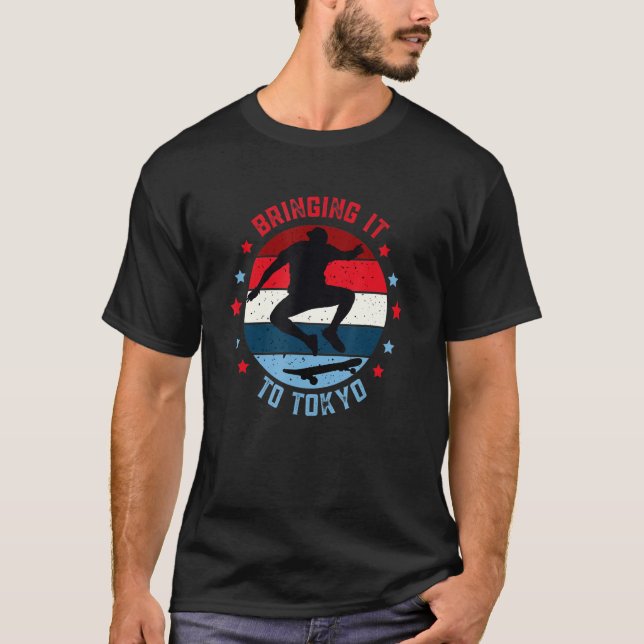 Camiseta patinador tokyo (Anverso)