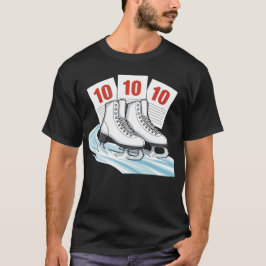 Camiseta Patinadora artística con tarjetas de puntuación - 