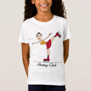 Camiseta patinadora del polluelo