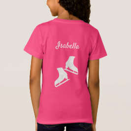 Camiseta patinadora patina blanca