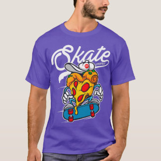 Camiseta patinadora Pizza Long