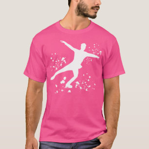 Camiseta Patinadora sobre hielo Patinaje artístico Colorida