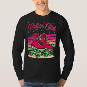 Camiseta Patinadores Chicas de patinaje sobre patines de lo