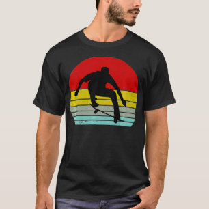 Camiseta Patinadores que disfrutan del patinaje retro sobre