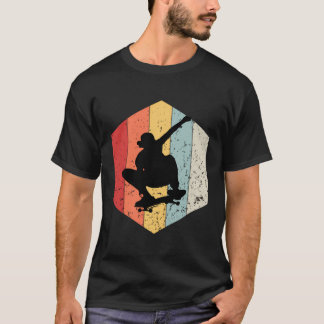 Camiseta Patinadores que disfrutan del patinaje retro sobre