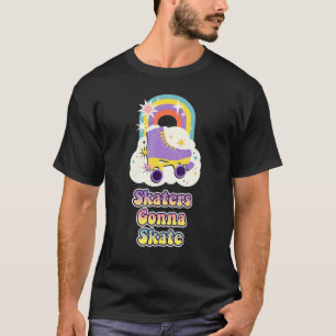 Camiseta Patinadores que patinarán patinando sobre patinaje
