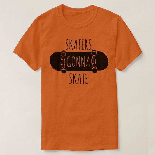 Camiseta Patinadores que patinarán TShirt 1 (Diseño del anverso)