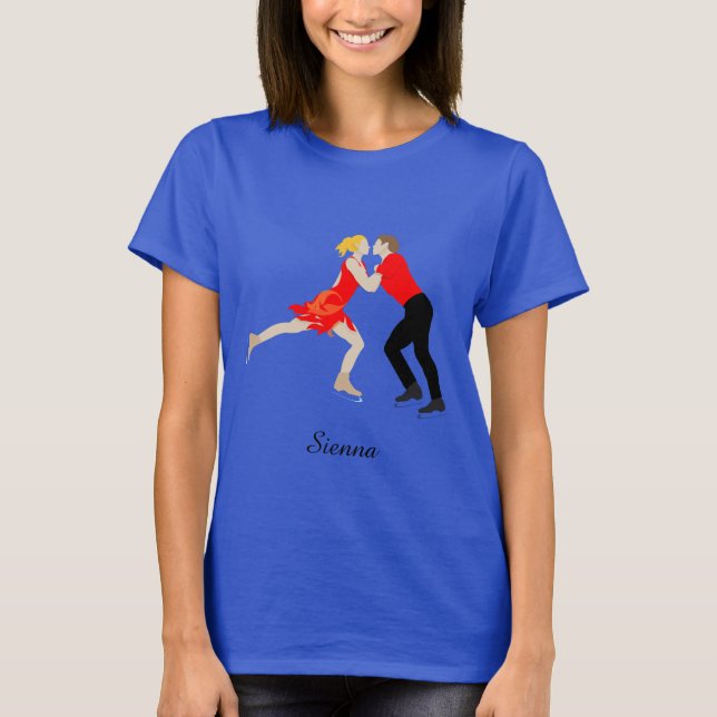 Camiseta Patinaje artístico (Anverso)