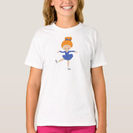 Camiseta Patinaje artístico, Chica de patinaje sobre hielo,