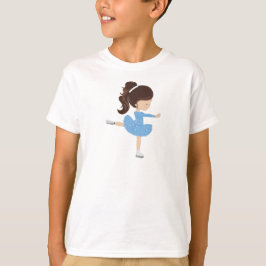 Camiseta Patinaje artístico, Chica de patinaje sobre hielo,