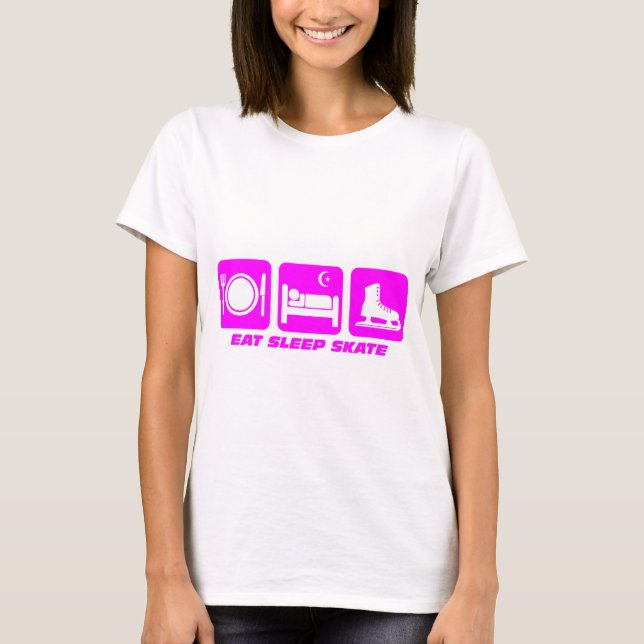 Camiseta Patinaje artístico divertido (Anverso)