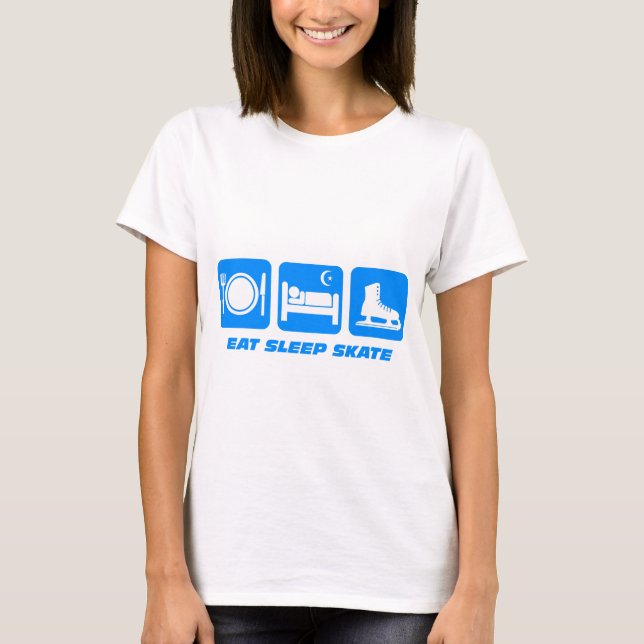 Camiseta Patinaje artístico divertido (Anverso)