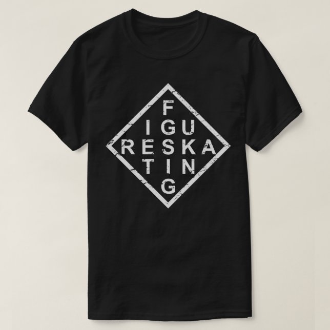 Camiseta Patinaje artístico elegante (Diseño del anverso)
