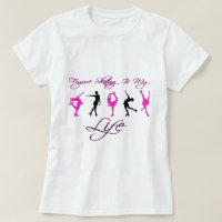 Patinaje artístico es mi vida - ROSA y NEGRO