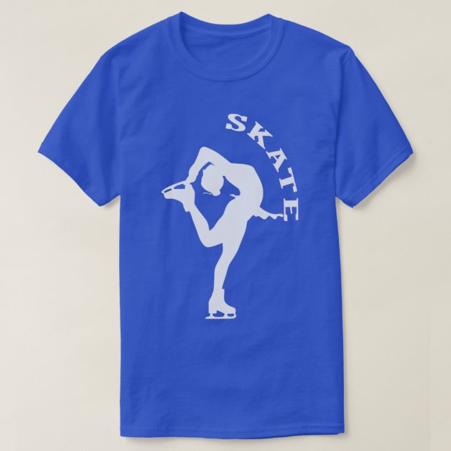Camiseta Patinaje artístico sobre el patinaje artístico fem (Diseño del anverso)