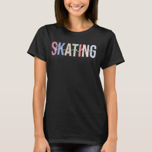 Camiseta patinaje artístico sobre hielo patinar sobre hielo
