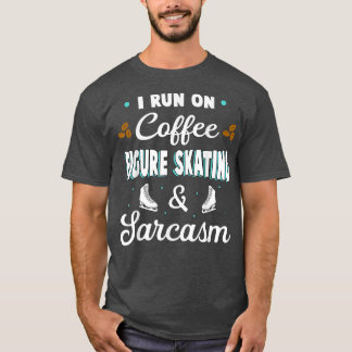 Camiseta Patinaje Artístico Sobre La Figura Del Café Y Depo