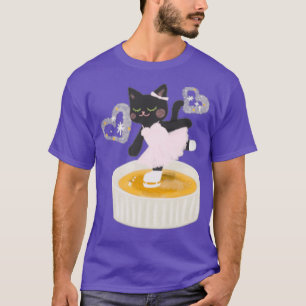 Camiseta Patinaje artístico sobre una bruja de crema