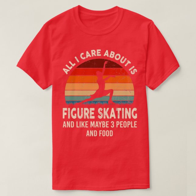 Camiseta patinaje artístico TODO LO QUE ME IMPORTA (Diseño del anverso)
