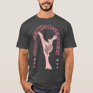 Camiseta Patinaje Artístico Un Chica Al Que Le Gusta Patina