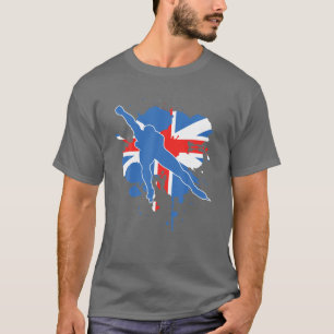 Camiseta Patinaje con bandera de Gran Bretaña - Patinaje so