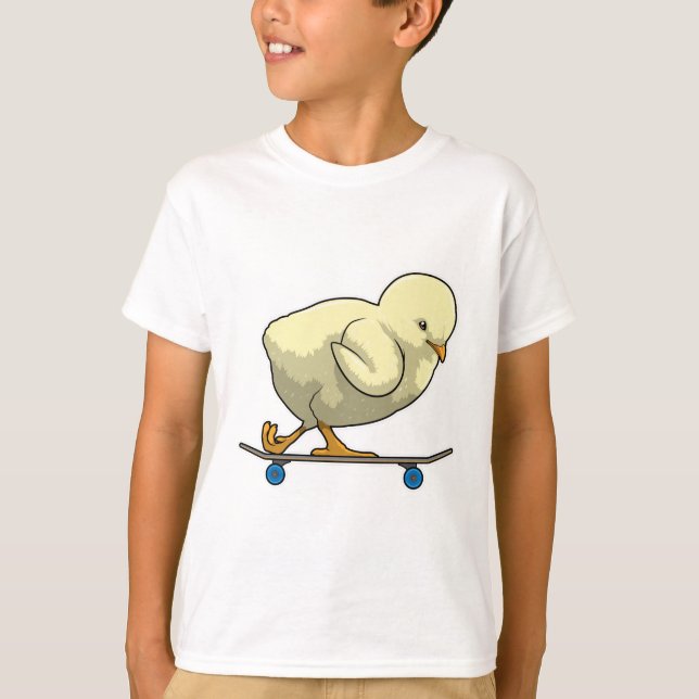 Camiseta Patinaje con patineta (Anverso)