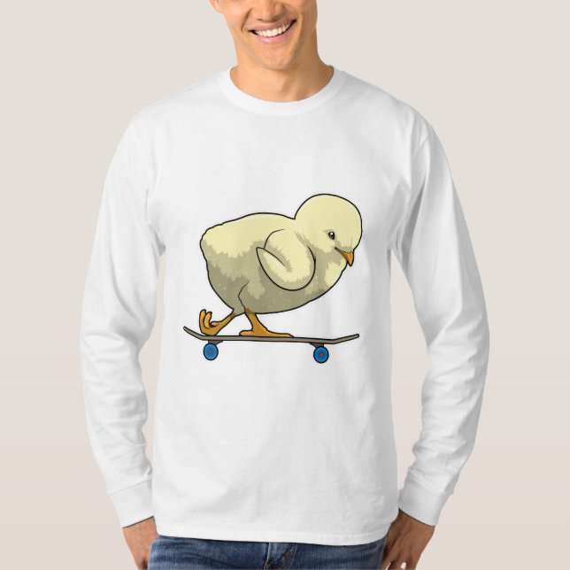 Camiseta Patinaje con patineta (Anverso)