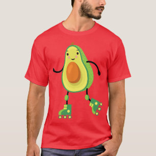 Camiseta Patinaje Cuto Aguacate Rollerskates Guac Guacamole