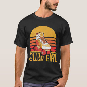Camiseta Patinaje de Chica de Roller de Vintage Skating Vib