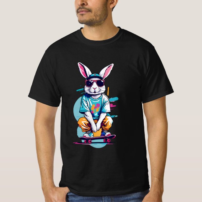 Camiseta Patinaje de conejo (Anverso)