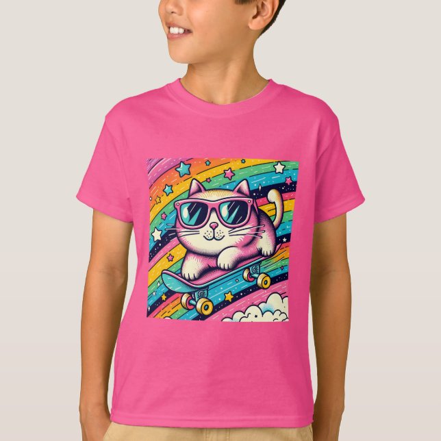 Camiseta Patinaje de gato Personalizado de Guay en Rollerbo (Anverso)