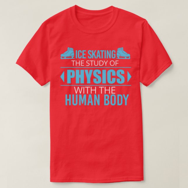 Camiseta Patinaje De Hielo Deportivo Es El Estudio Del Rega (Diseño del anverso)