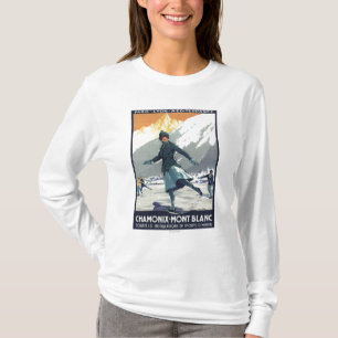 Camiseta Patinaje de hielo - poster olímpico del promo de