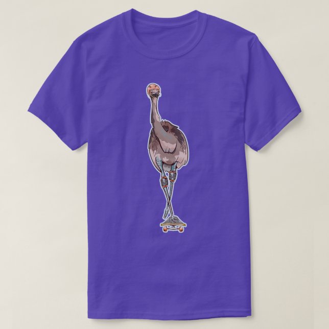 CAMISETA PATINAJE DE LA EMU (Diseño del anverso)