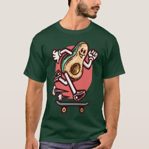 Camiseta Patinaje de paladar de comida clásica TShirt