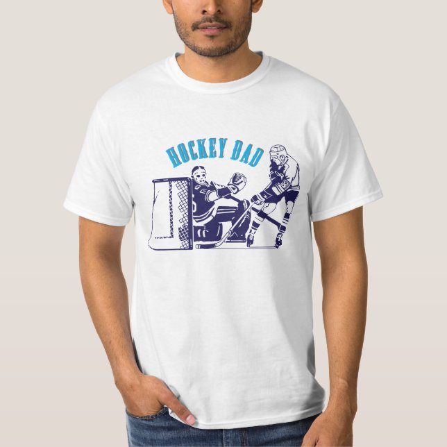 Camiseta Patinaje de papá de hockey sobre hielo (Anverso)