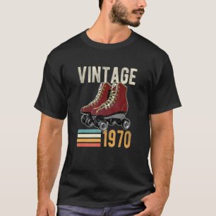 Camiseta Patinaje de patinaje sobre patines de 1970 52º cum
