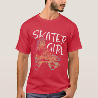 Camiseta Patinaje de patinaje sobre patines para Chica de p