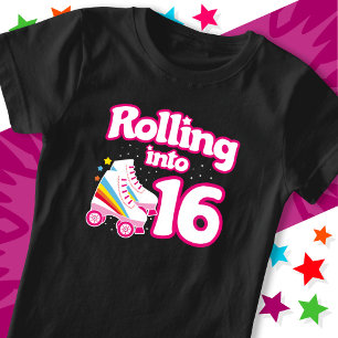 Camiseta Patinaje de patinaje sobre ruedas de 16 años