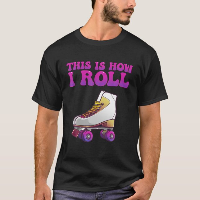 Camiseta Patinaje De Rótulos Guay Para Hombres Chicas Rolle (Anverso)