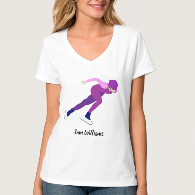 Camiseta Patinaje de velocidad (Anverso)