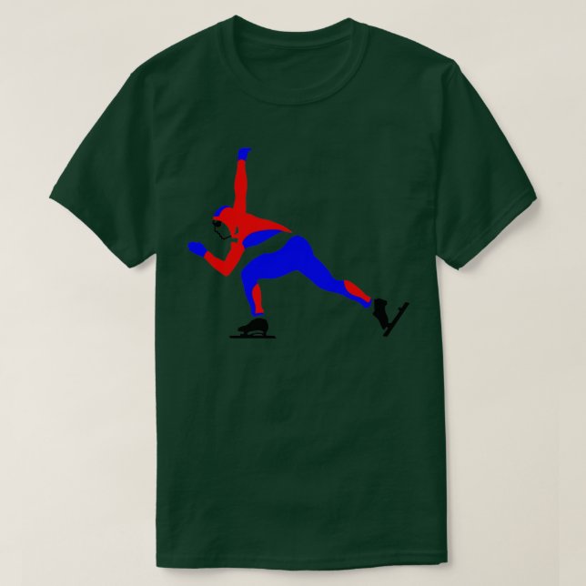 Camiseta Patinaje de velocidad 5 (Diseño del anverso)