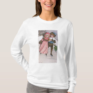 Camiseta Patinaje del chica y del muchacho