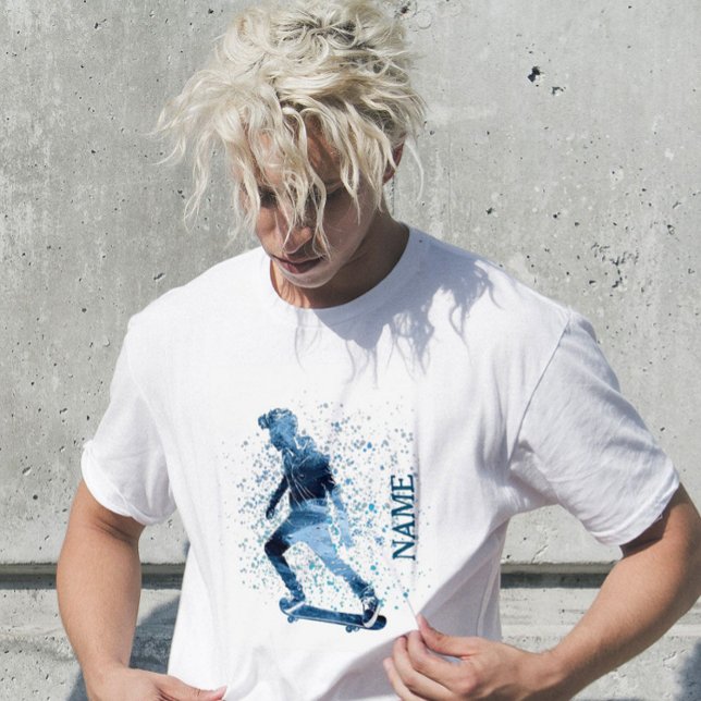 Camiseta Patinaje deportivo adolescente fresco salto gradie (Subido por el creador)