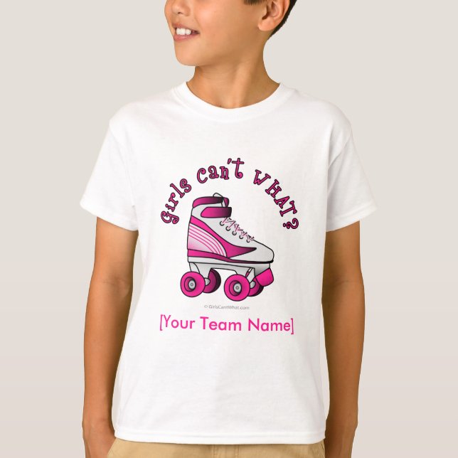 Camiseta Patinaje Derby - Rosa (Anverso)