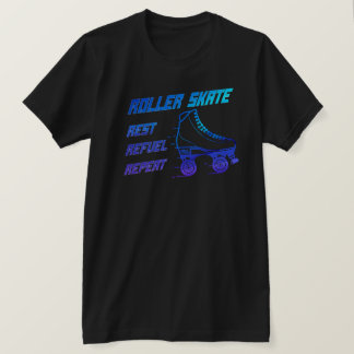 Camiseta Patinaje, Descanso, Volver A Comprimir, Repetir