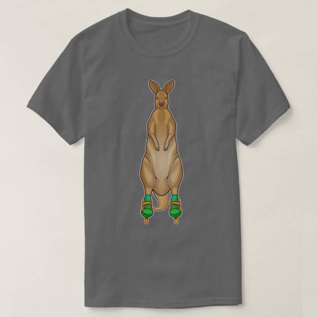Camiseta Patinaje en línea Kangaroo (Diseño del anverso)