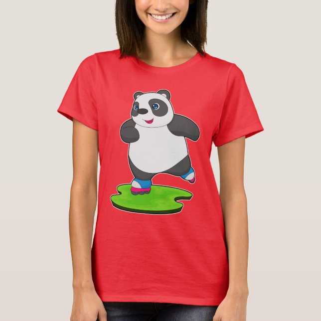 Camiseta Patinaje en línea Panda Deportes (Anverso)