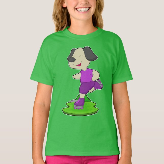 Camiseta Patinaje en línea para perros (Anverso)